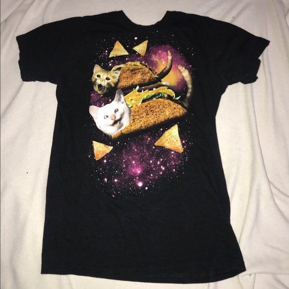 cat and taco shirt